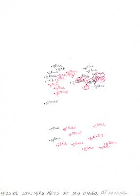 4-20-06 N.Y. Mets at San Diego, 1st Inning