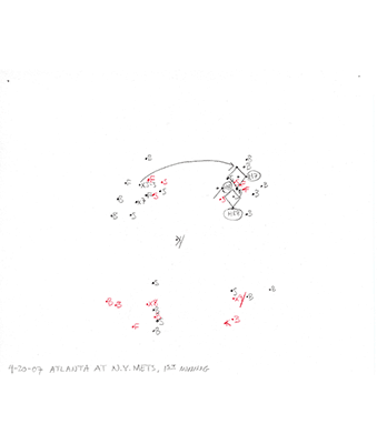 4-20-07 Atlanta at N.Y Mets, 1st Inning